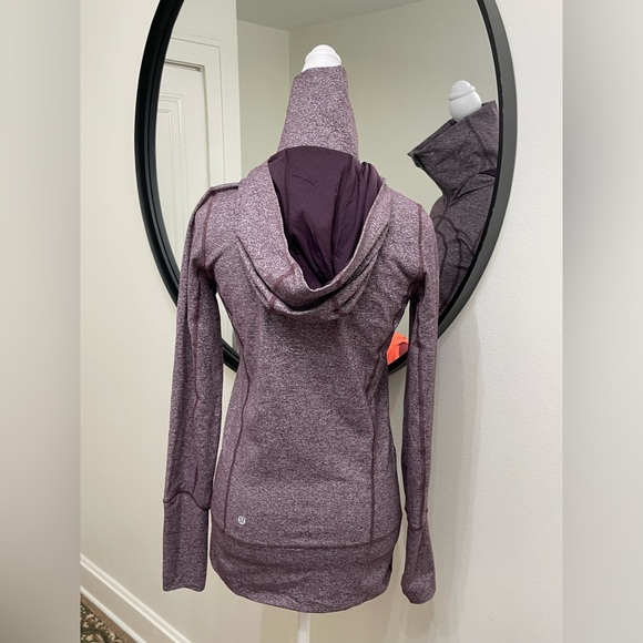 Lululemon Stride Jacket II Heathered Black Cherry size 4 - Picture 10 of 14